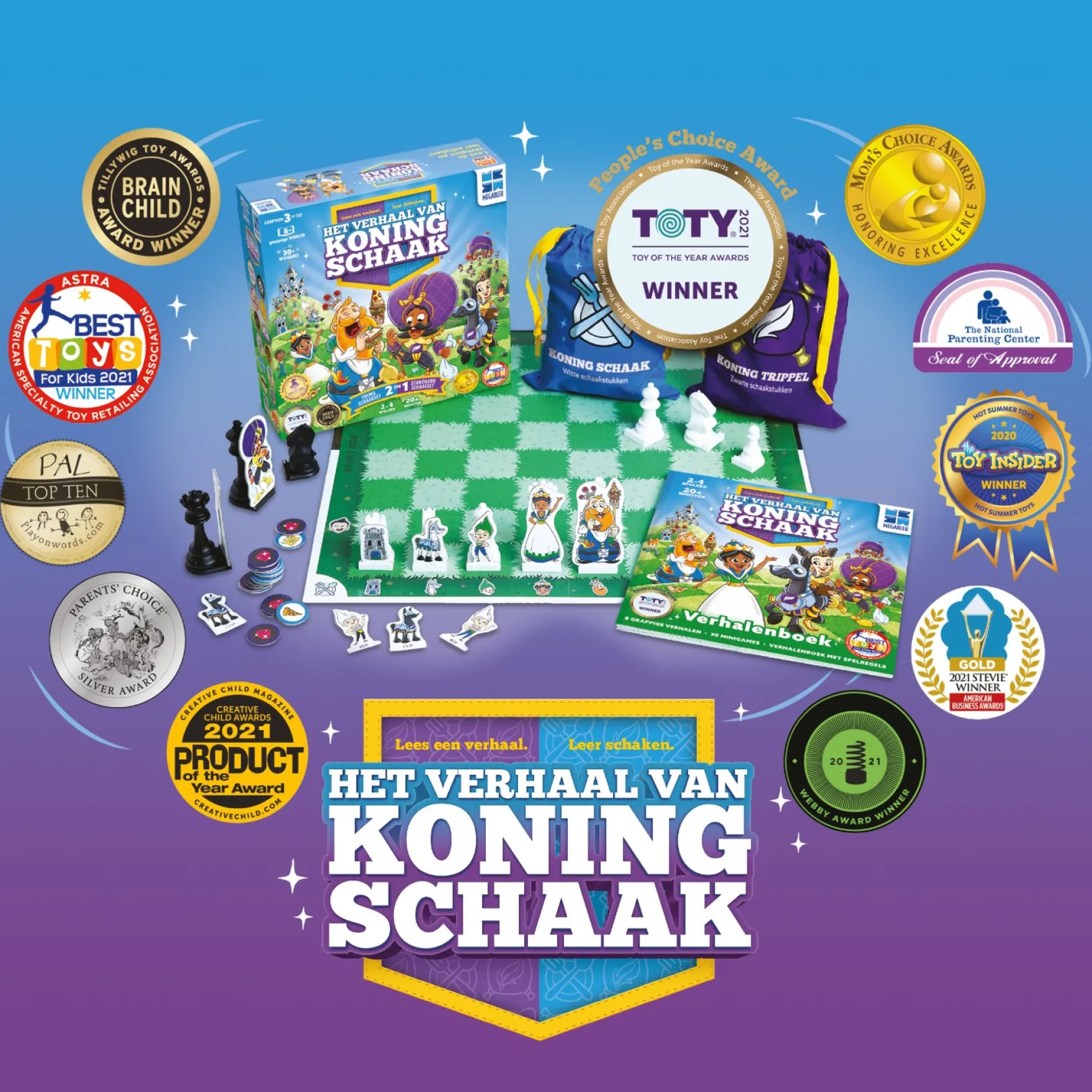 Het Verhaal Van Koning Schaak - Kinderspel