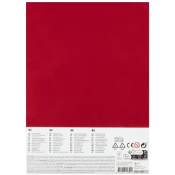 Hobbysheets A4 16 Stuks Vilt/Foam/Glitter