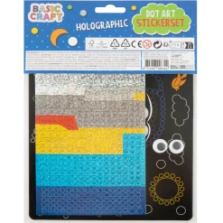 Holographic Dot Stickerset, 3 ass.  22 x 18 cm
