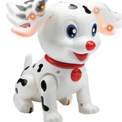 Hondje loop en blaf met licht en geluid