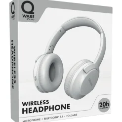Hoofdtelefoon draadloos wit