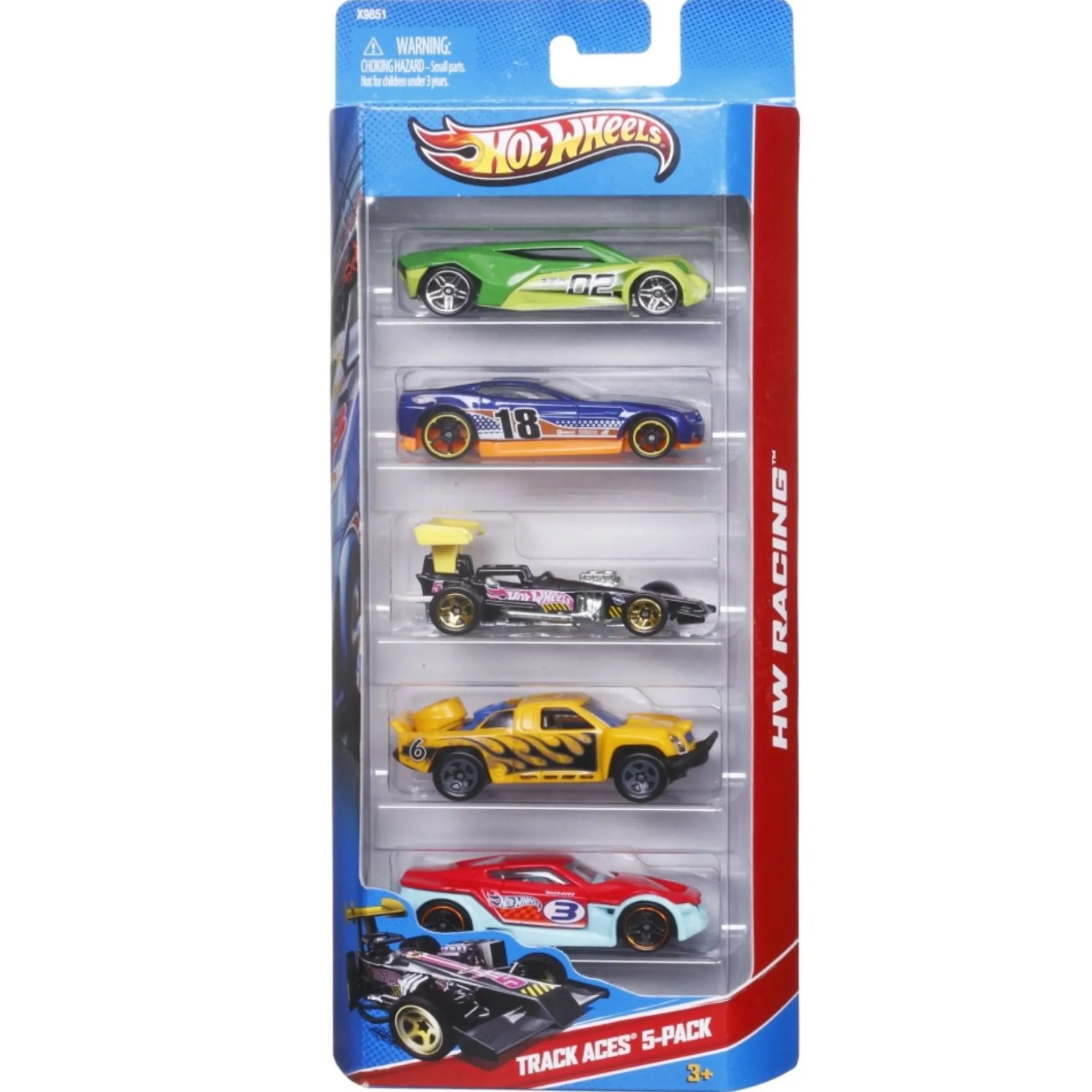 Hot Wheels Auto Diecast 5-Pack Assorti