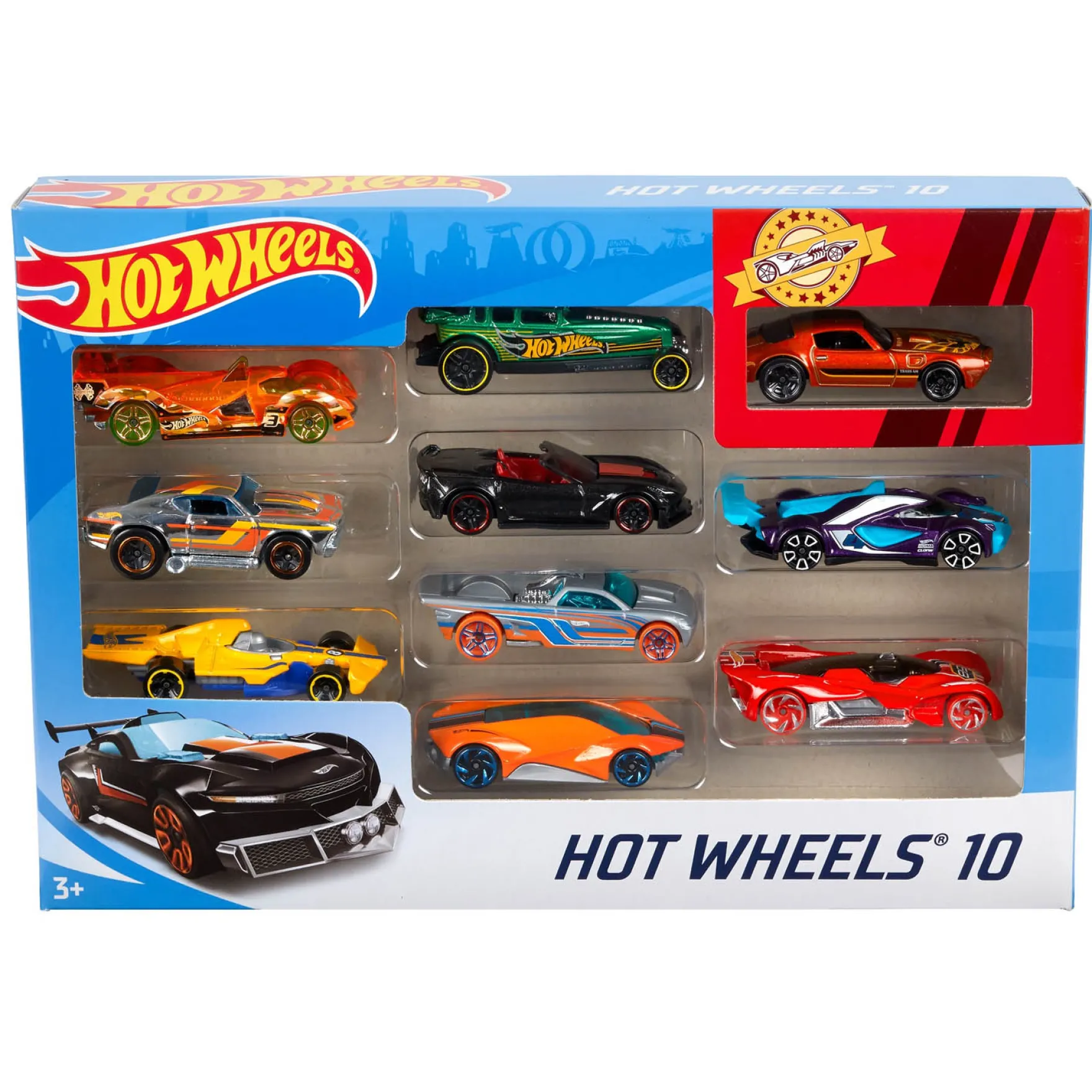 Hot Wheels Diecast 10 Pack Assorti