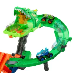 Hot Wheels monster track sharks vs dino  dragon trackset