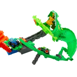 Hot Wheels monster track sharks vs dino  dragon trackset