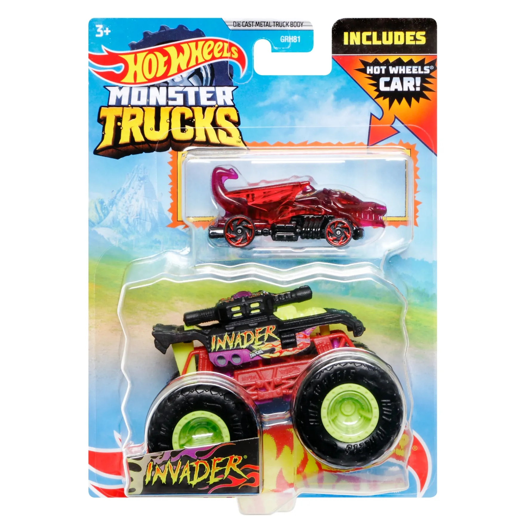 Hot Wheels Monster Trucks + Bonus 1:64 Assorti