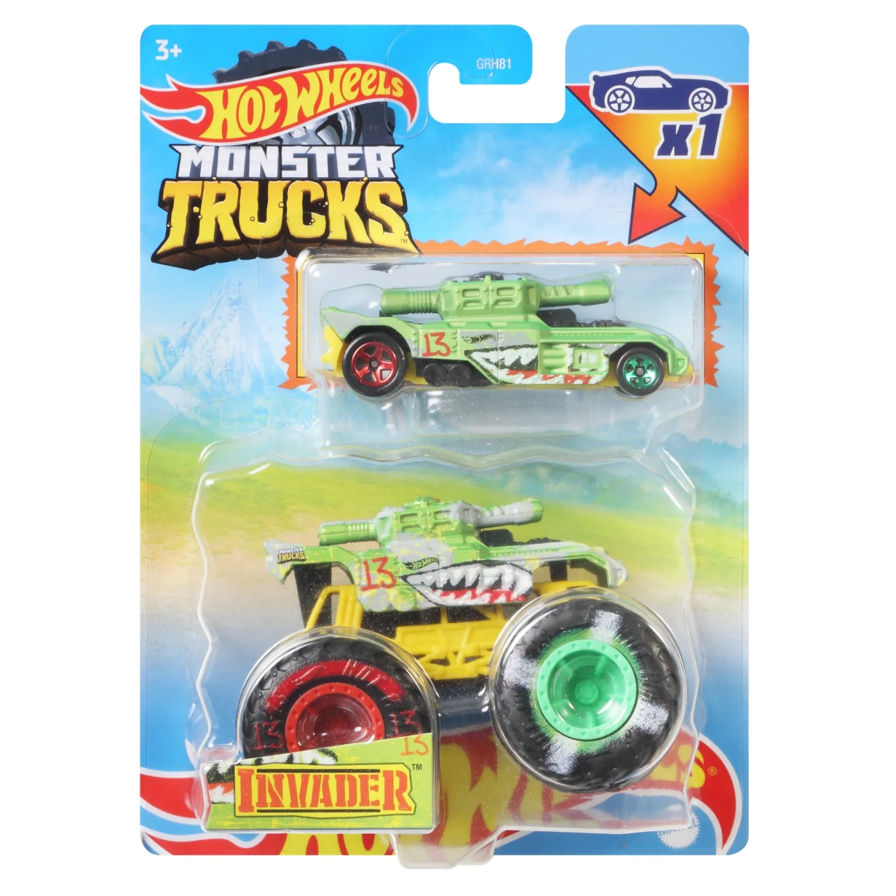 Hot Wheels Monster Trucks + Bonus 1:64 Assorti