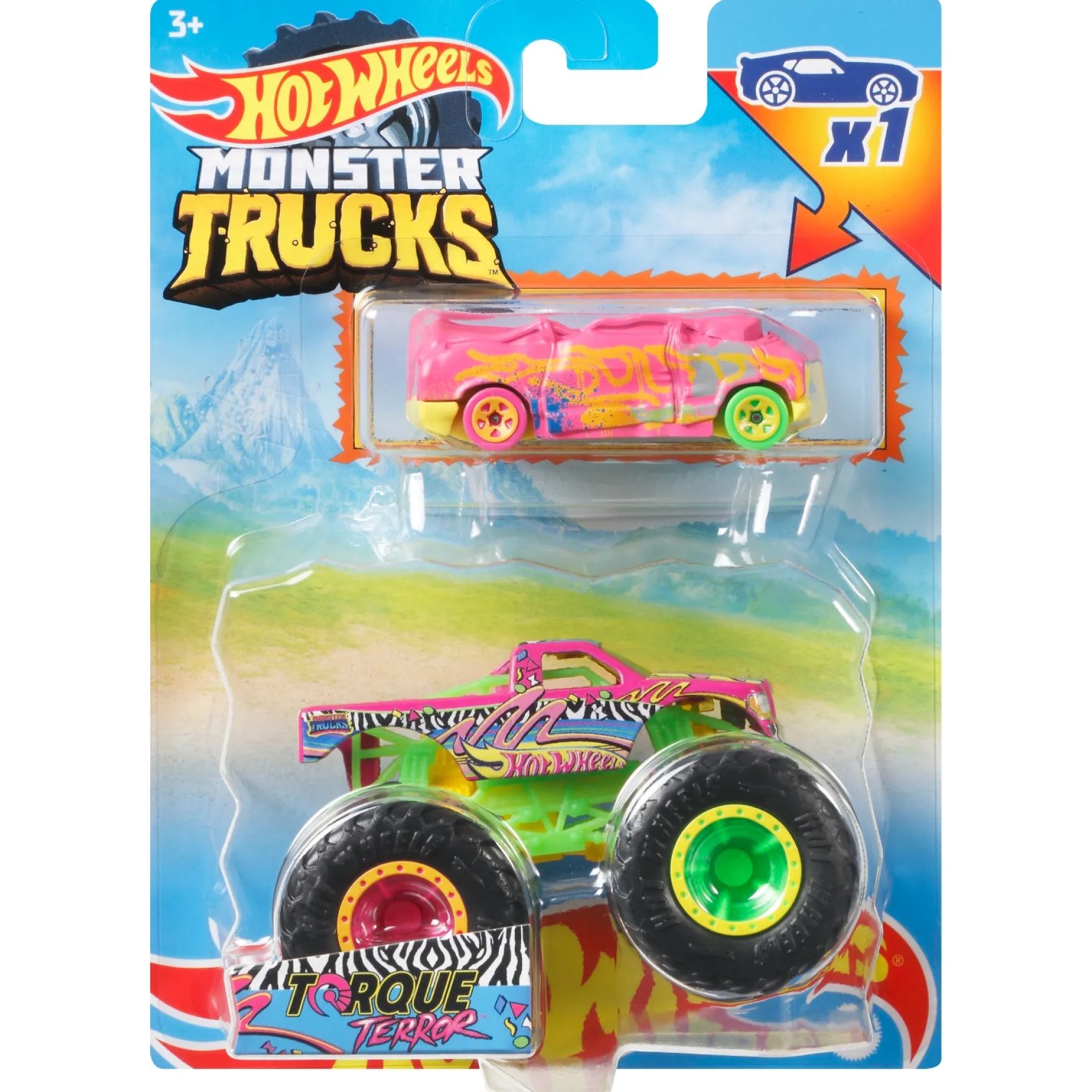 Hot Wheels Monster Trucks + Bonus 1:64 Assorti
