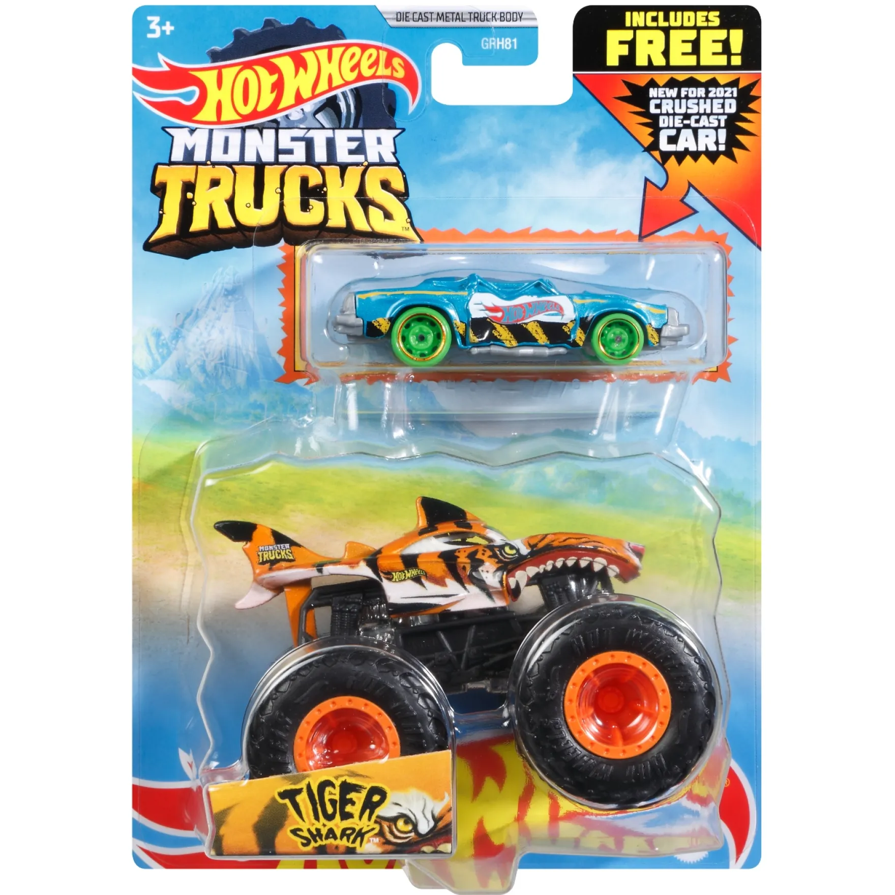 Hot Wheels Monster Trucks + Bonus 1:64 Assorti