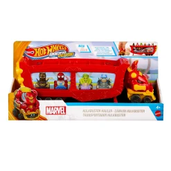 Hot Wheels racer verse Hulkbuster Hauler