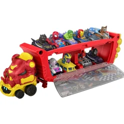 Hot Wheels racer verse Hulkbuster Hauler