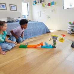 Hot Wheels racerverse blauw raptor rush track set