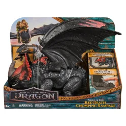 How To Train Your Dragon Red Death Chomping  Rampage Playset