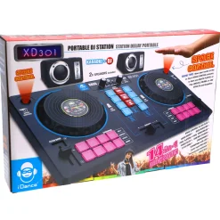 Idance dj mixer pro met 2 speakers