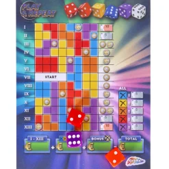 2-in-1: Regenboog & Speel & Herhaal - Dobbelspel