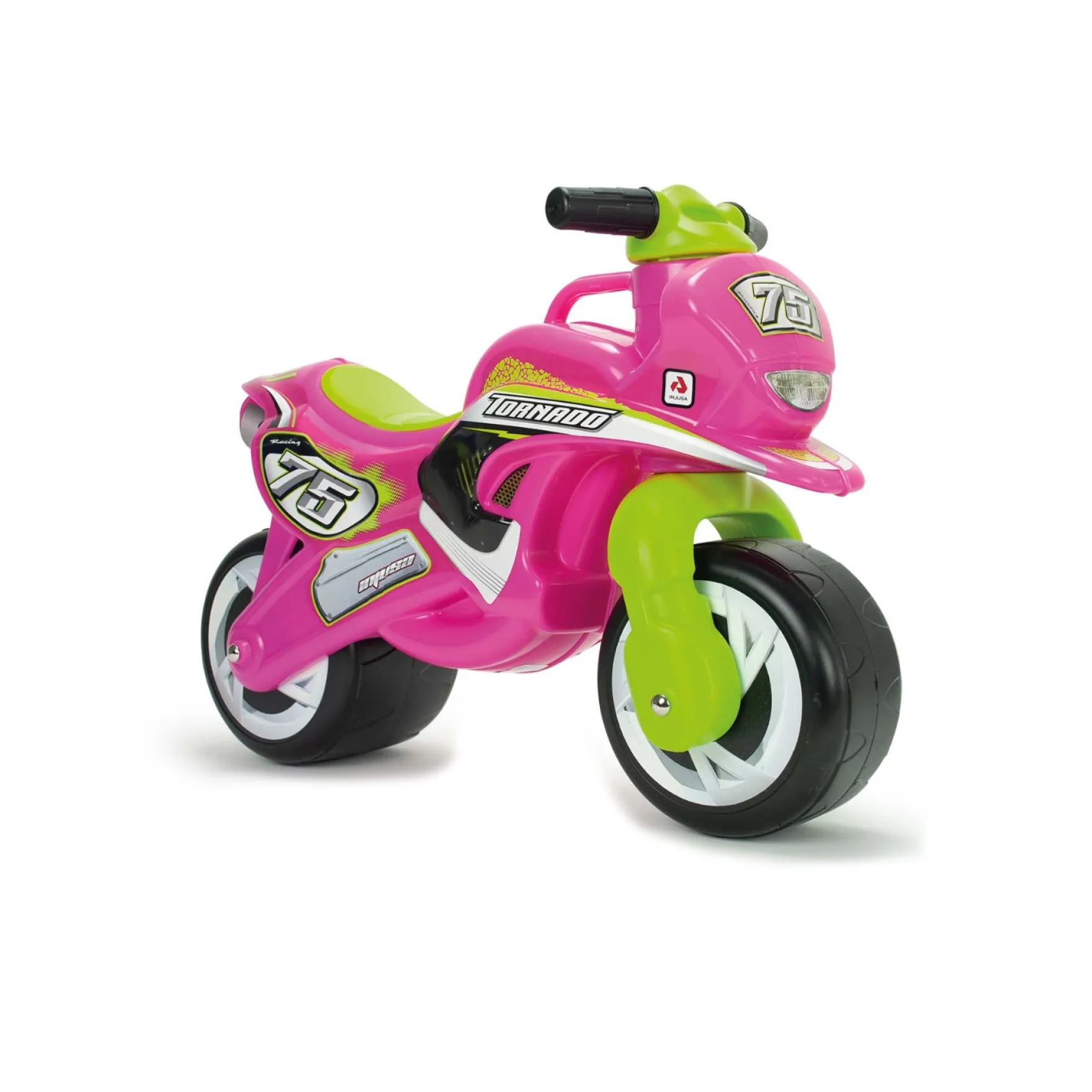 Injusa Loopfiets Motor Tornado Roze
