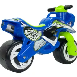 Injusa loopfiguur bike Tornado blauw/groen