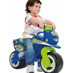 Injusa loopfiguur bike Tornado blauw/groen