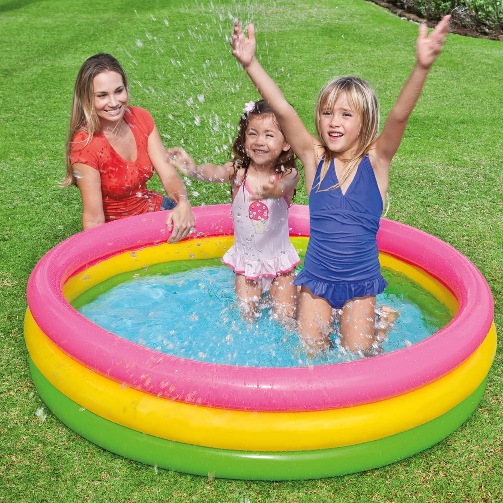 Intex Zwembad Baby Sunset 3 Rings 114 X 25 Cm