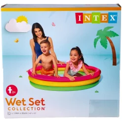 Intex Zwembad Baby Sunset 3 Rings 114 X 25 Cm