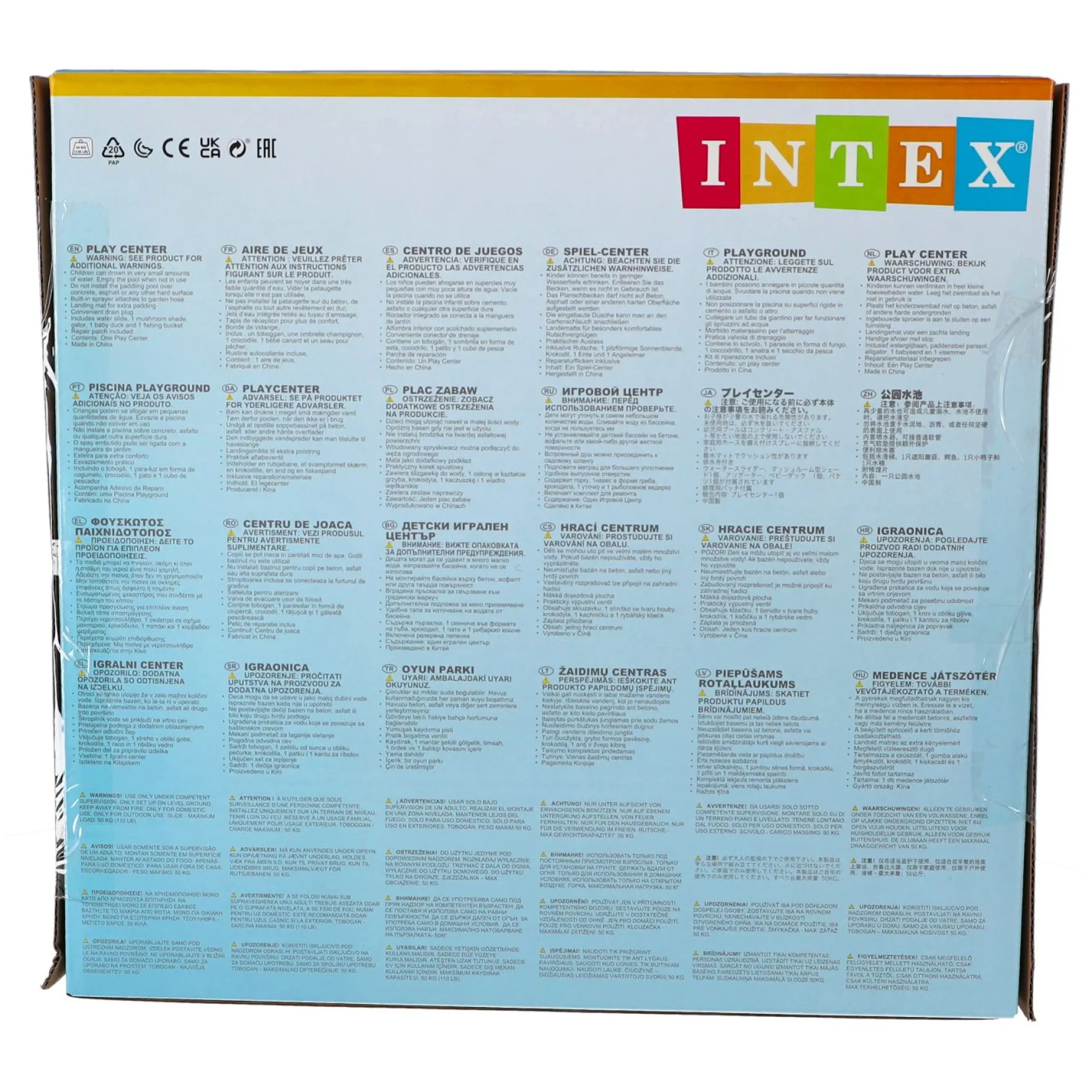 Intex zwembad speelset 200X170X84