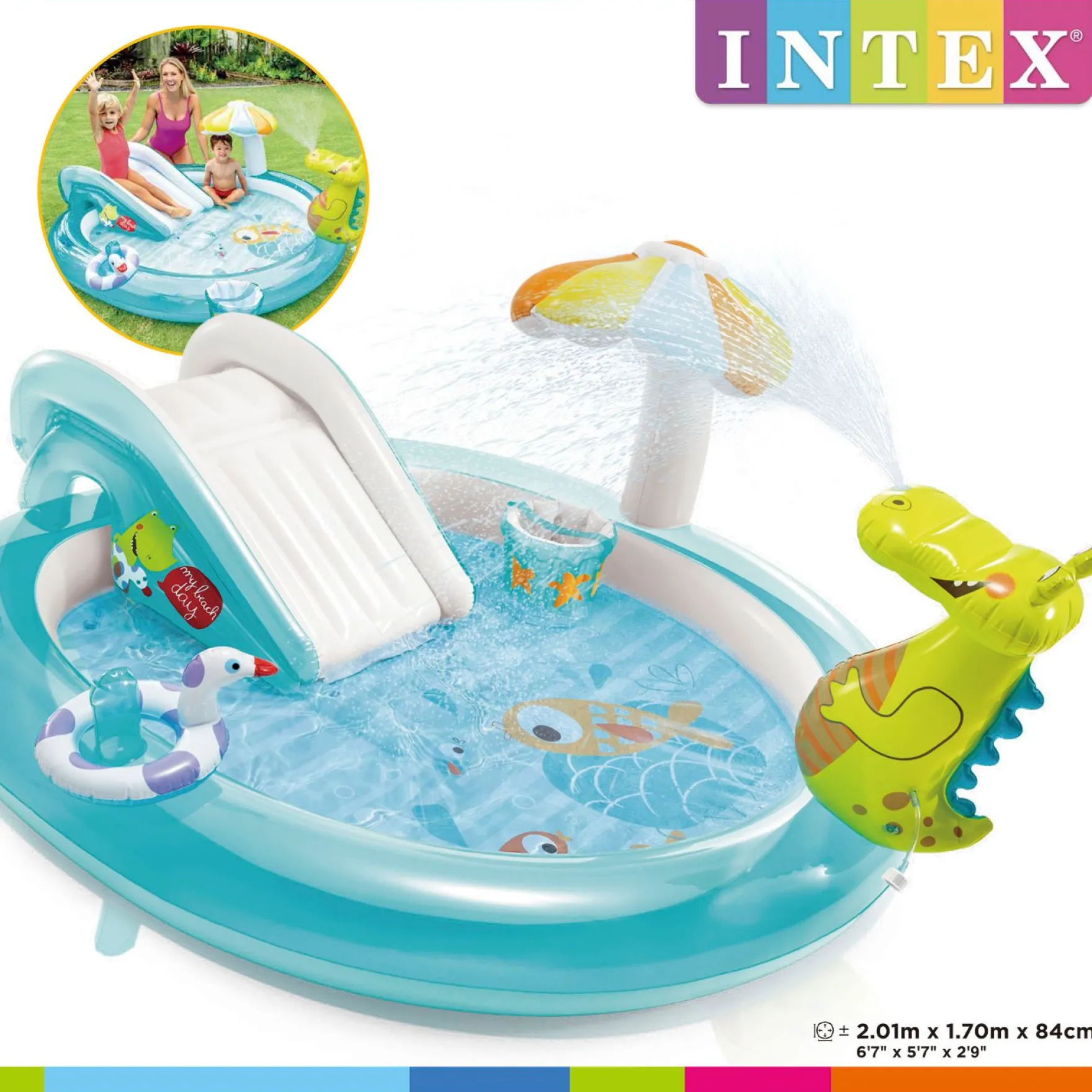 Intex zwembad speelset 200X170X84