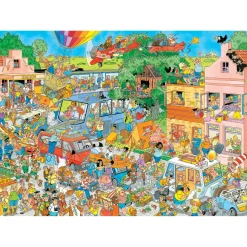 Jan van Haasteren De Muziekwinkel &  Vakantiekriebels 2 x 1000 stukjes