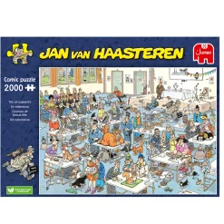 Jan Van Haasteren Puzzel De Kattenshow 2000  Stukjes