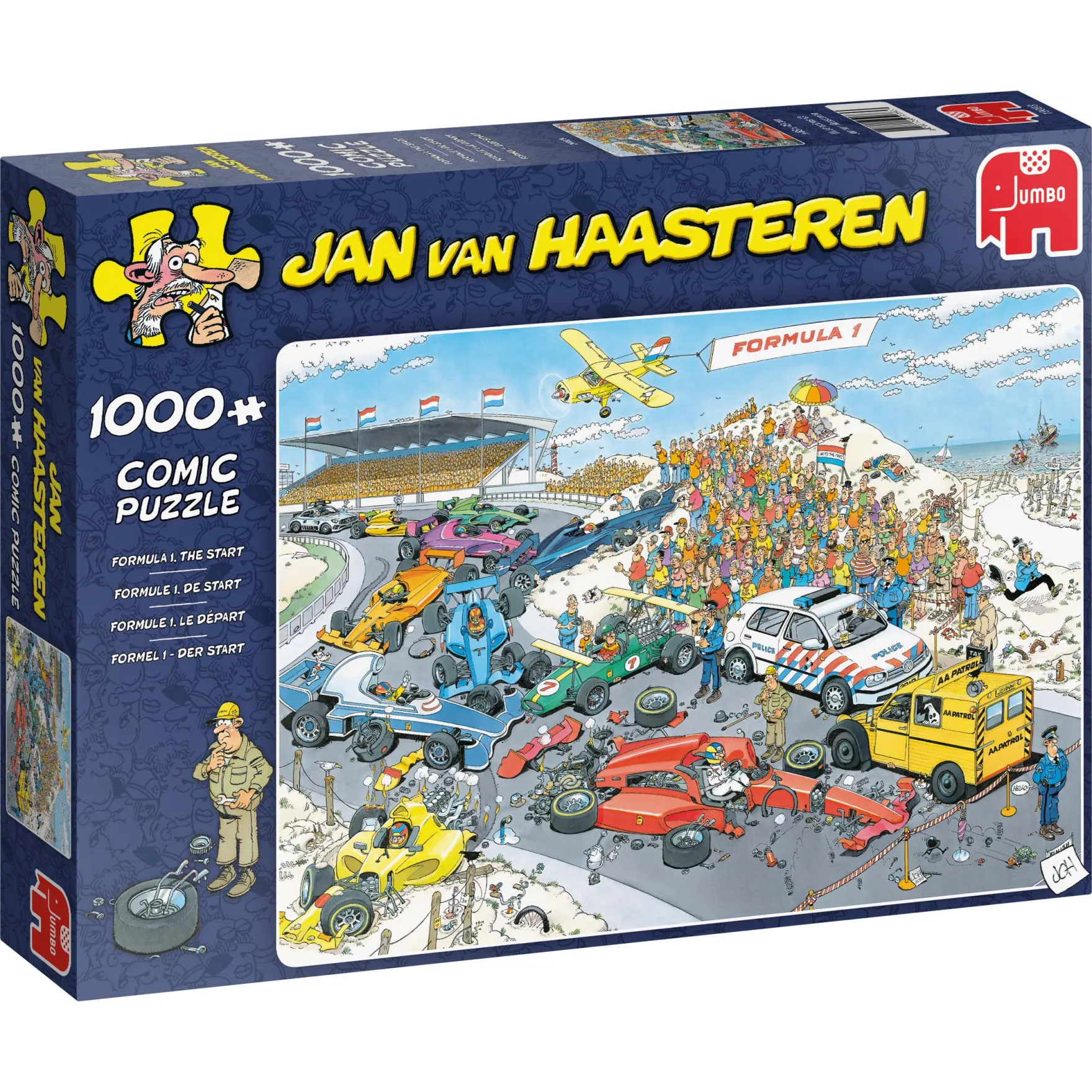 Jan Van Haasteren Puzzel Formule 1 De Start 1000 Stukjes