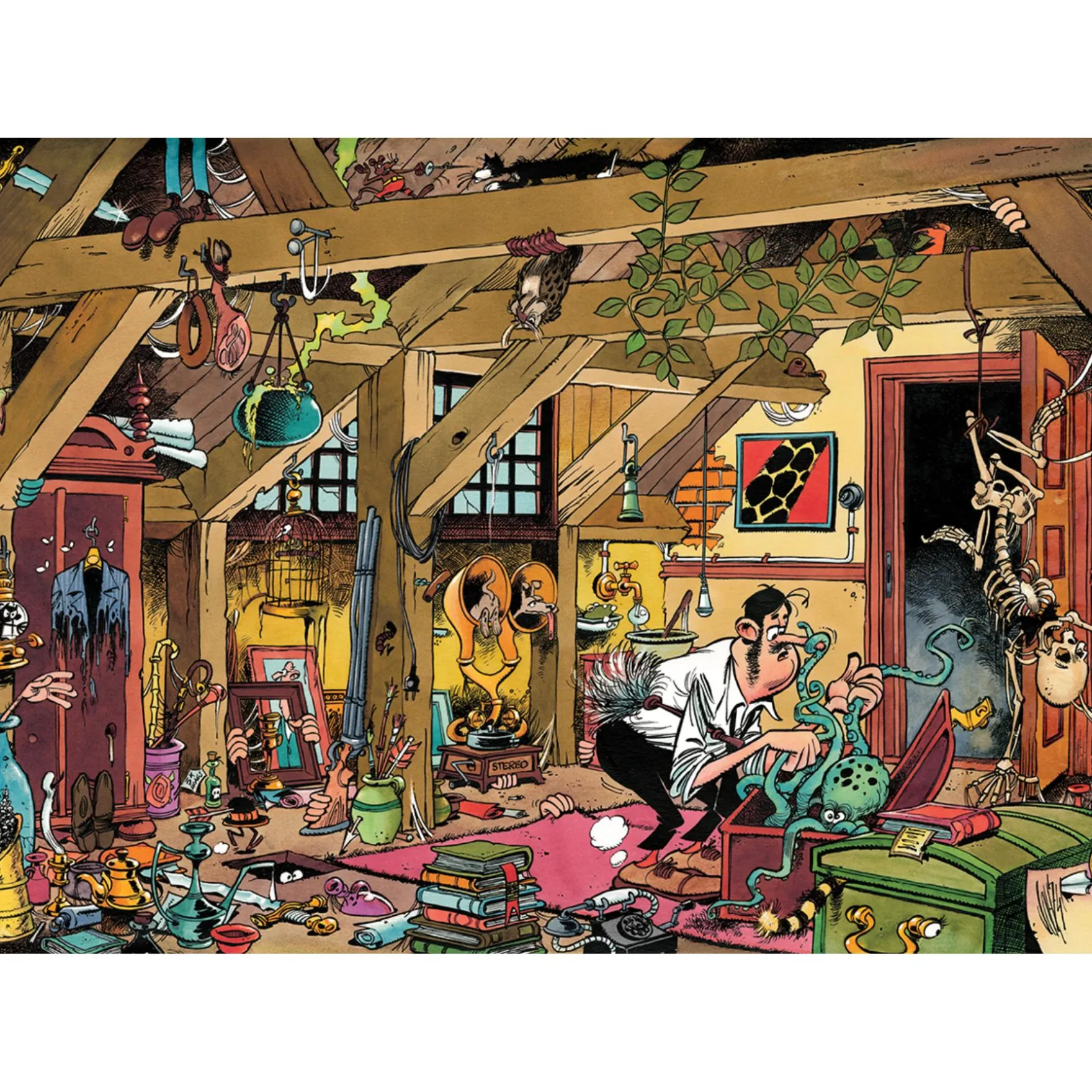 Jan Van Haasteren puzzel oldtimers vrijgezel 1000 stukjes