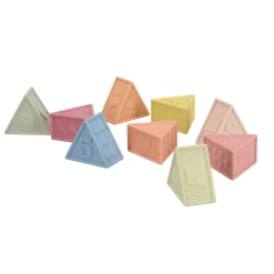 Jipy bioplastic 9 zachte blokken driehoek