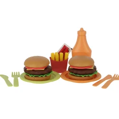 Jipy bioplastic hamburger speelset 25 delig