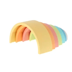 Jipy bioplastic Regenboog Stapelspel