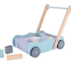 Jipy Houten Blokkenkar Met Blokken Hout Uni