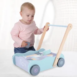 Jipy Houten Blokkenkar Met Blokken Hout Uni