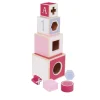 Jipy Stapeltoren Hout Roze
