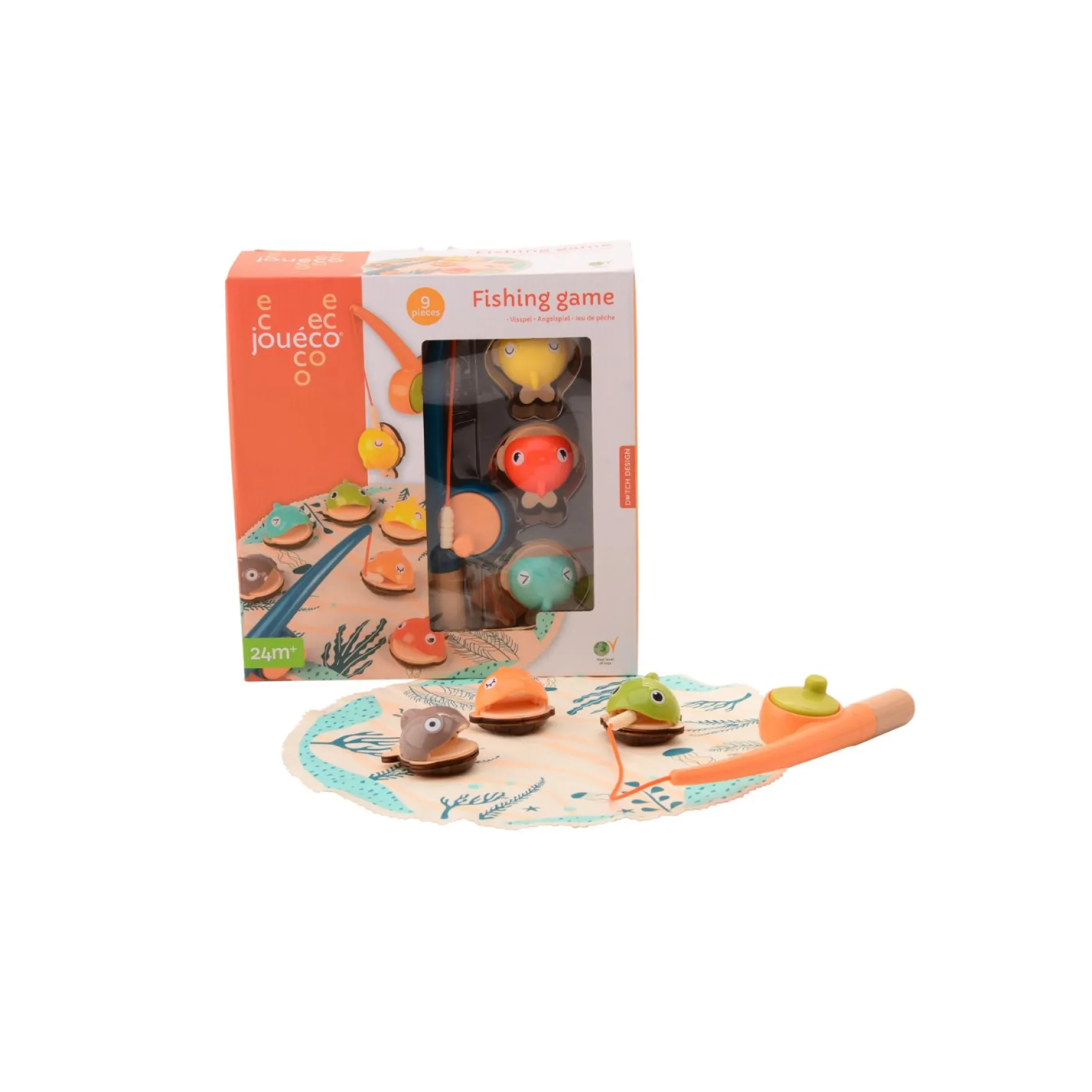 Joueco Houten Visspel - Kinderspel