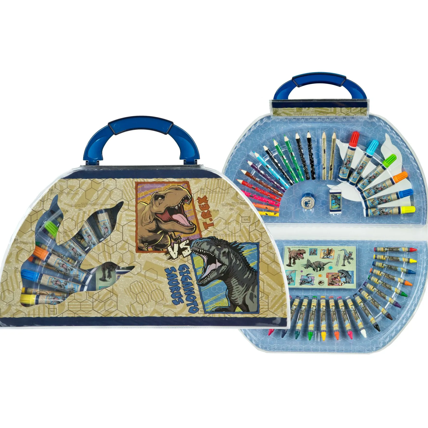 Jurassic World Kleurkoffer 51-delig