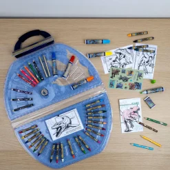 Jurassic World Kleurkoffer 51-delig