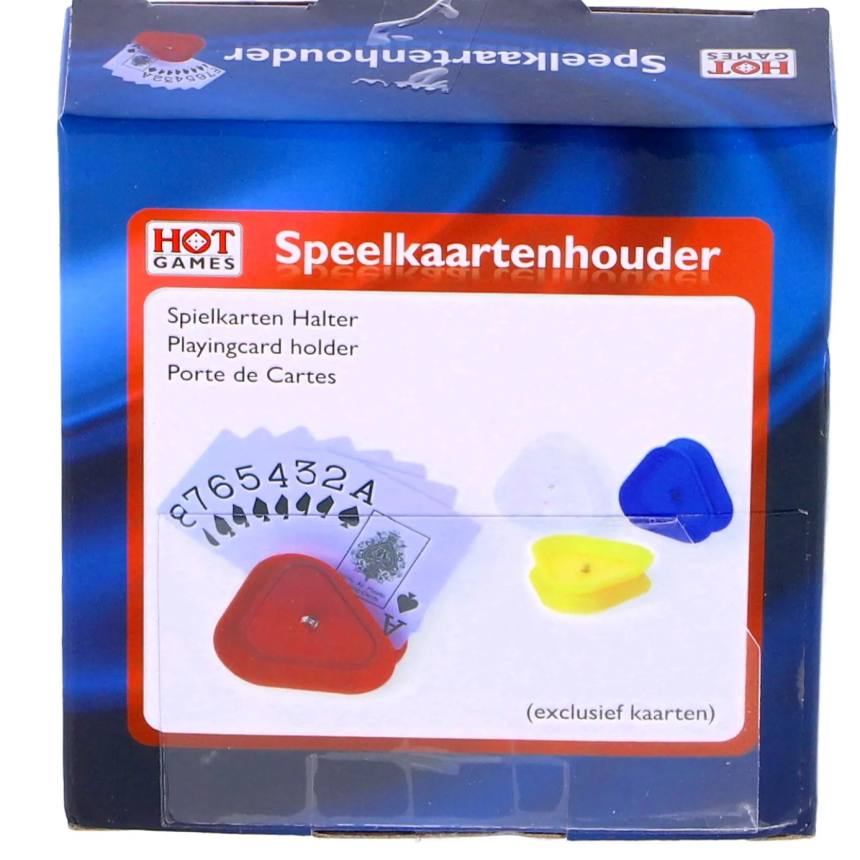 Kaartenhouder Plastic 4 Assorti