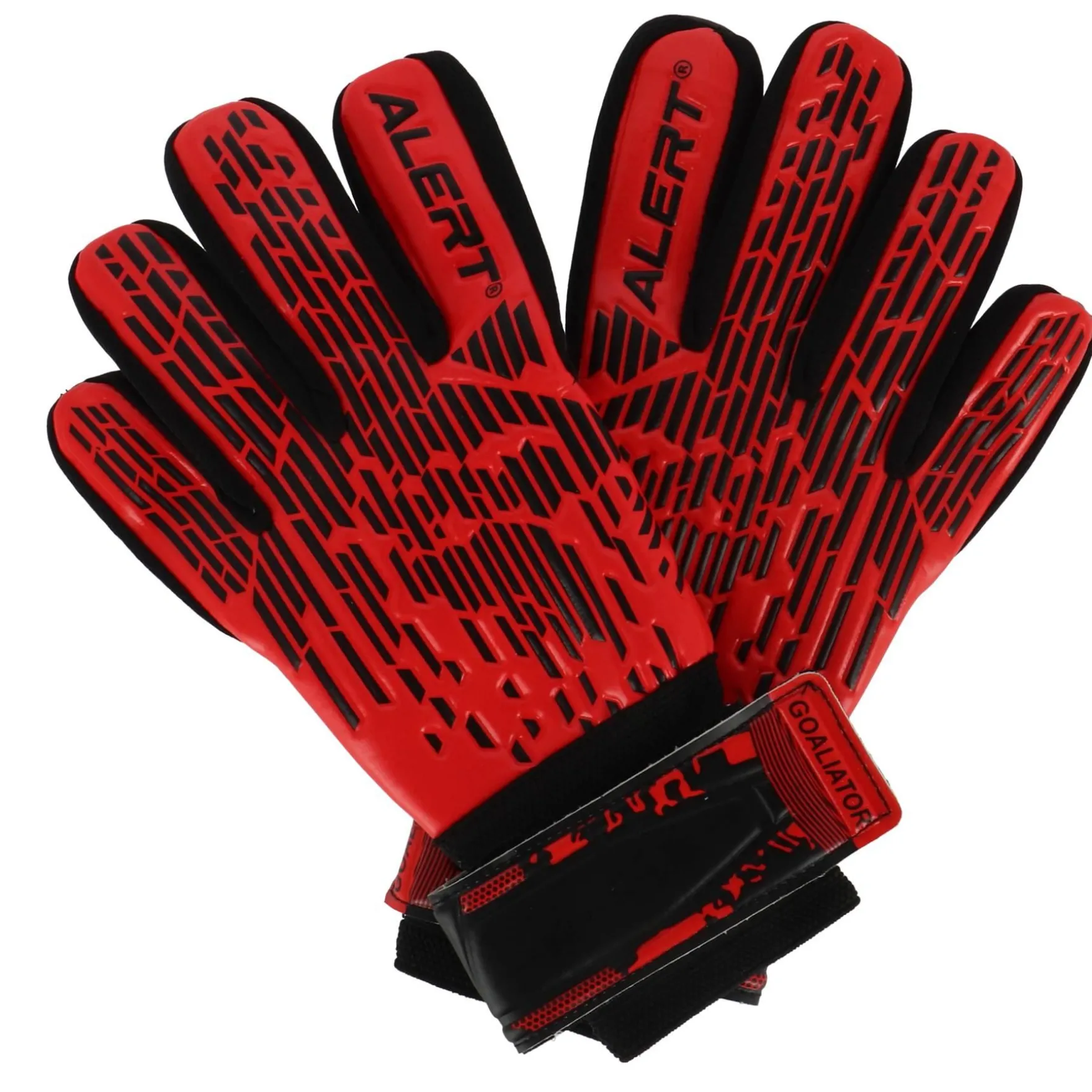 Keeperhandschoenen Latex/PU met Polsbescherming Maat M Alert