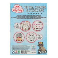 Kleur- En Stickerboek Dilly Dally 2 Assorti