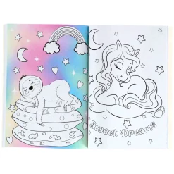 Kleur En Stickerboek Unicorn