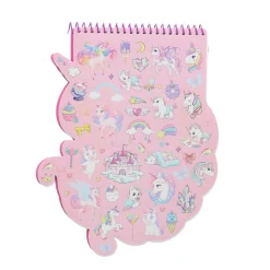 Kleurboek dino / eenhoorn met stiften en stickers