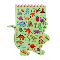 Kleurboek dino / eenhoorn met stiften en stickers