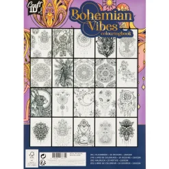 Kleurboek voor Volwassenen 7x21cm 20 designs 2 assorti