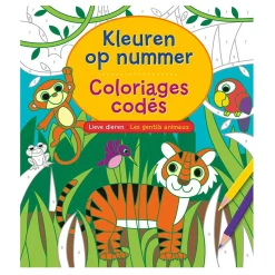 Kleuren Op Nummer Dieren