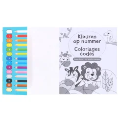 Kleuren Op Nummer Dieren