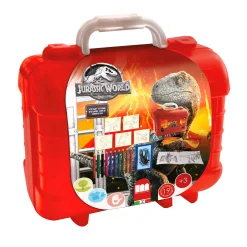 Kleuren Stempel Kofferset Jurassic World