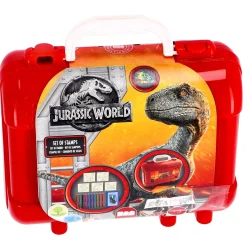 Kleuren Stempel Kofferset Jurassic World